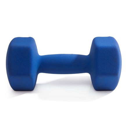 Гантель неразборная гексагональная неопрен  8 кг (синяя) VictoryFit VF-DHN080