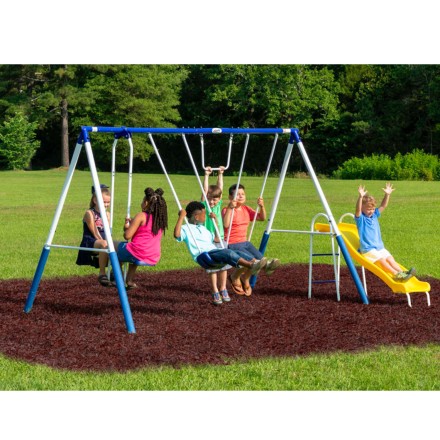 Детский комплекс DFC качели, качели-балансир, горка 74201 Детский комплекс DFC качели, качели-балансир, горка 74201