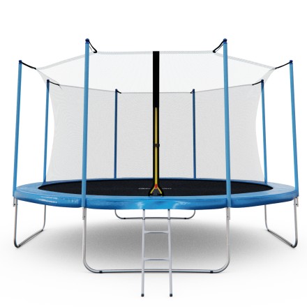 Батут каркасный с сеткой DFC Kondition 14 ft с лестницей