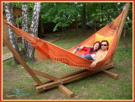 Гамак двухместный FORRO (Бразилия) оранжевый