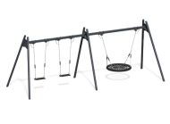 Качели "Лодочка"  тройные КЧ-18