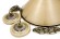 Лампа на пять плафонов "Elegance" (матово-бронзовая штанга, матово-бронзовый плафон D35см)