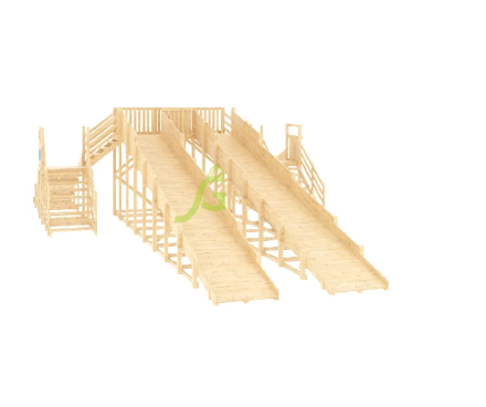 Зимняя горка "IgraGrad Snow Fox", 4 ската