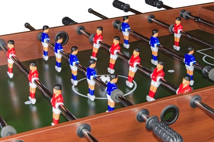 Игровой стол - футбол "Standart" (122x61x78.7 см, коричневый)