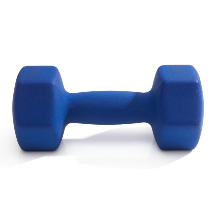 Гантель неразборная гексагональная неопрен  7 кг (синяя) VictoryFit VF-DHN070