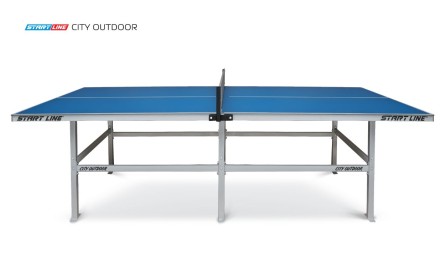 Стол теннисный City Всепогодный с сеткой Синий