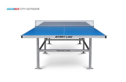 Стол теннисный City Всепогодный с сеткой Синий