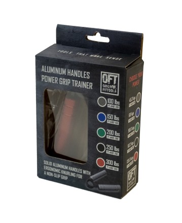 Эспандер кистевой с алюминиевыми рукоятками нагрузка 300LBS