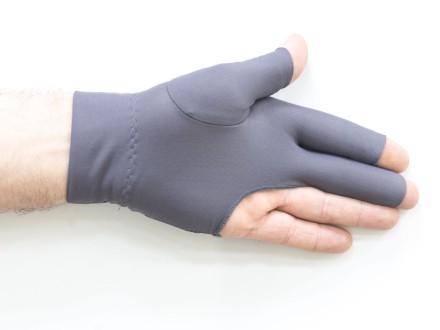 Перчатка бильярдная "PB" (серая)