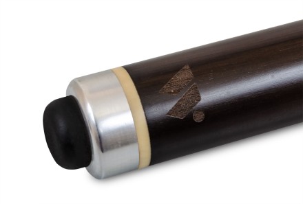 Кий / пирамида 1-pc "Классика" (черный граб, граб) 20 запилов