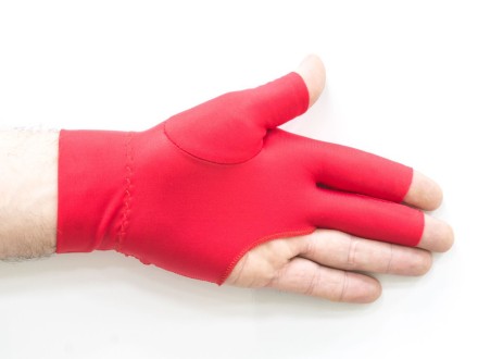 Перчатка бильярдная "PB" (красная)