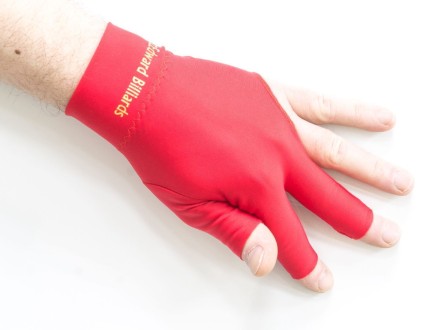 Перчатка бильярдная "PB" (красная)