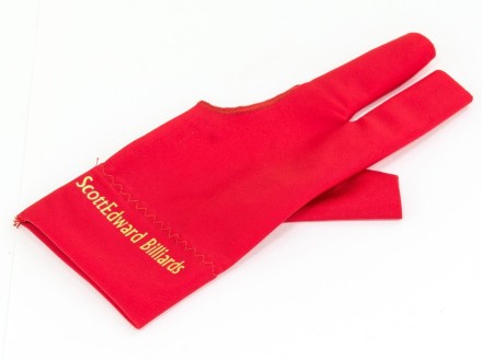 Перчатка бильярдная "PB" (красная)