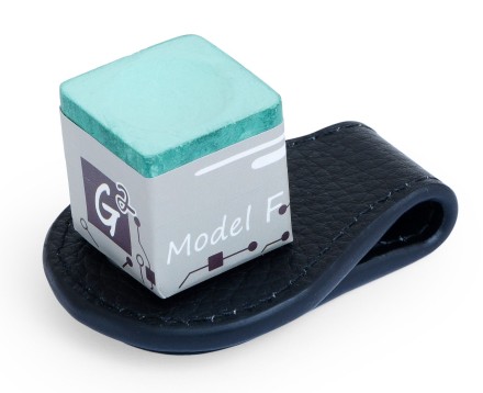 Пенал для мела магнитный "GL" черный (натуральная кожа)