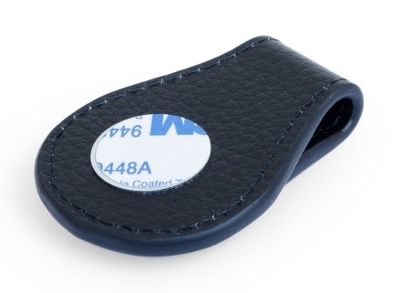 Пенал для мела магнитный "GL" черный (натуральная кожа)