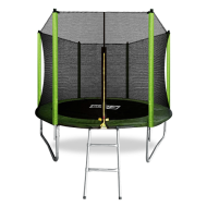 ARLAND Батут  8FT с внешней страховочной сеткой и лестницей (Light green)