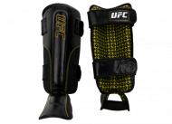 UFC Защита голени на липучках, черная - S/M
