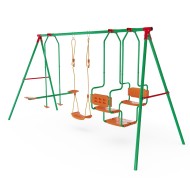 Детский комплекс DFC качели: планер, лодка и верёвочные Детский комплекс DFC качели: планер, лодка и верёвочные