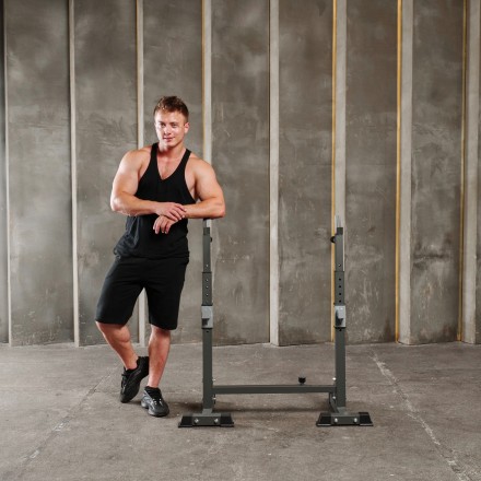 Стойка под штангу с брусьями DFC DS10 Стойка под штангу с брусьями DFC DS10