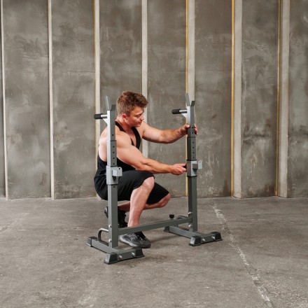 Стойка под штангу с брусьями DFC DS10 Стойка под штангу с брусьями DFC DS10