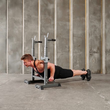 Стойка под штангу с брусьями DFC DS10 Стойка под штангу с брусьями DFC DS10