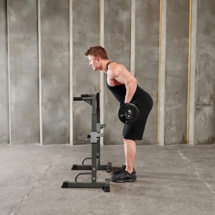 Стойка под штангу с брусьями DFC DS10 Стойка под штангу с брусьями DFC DS10