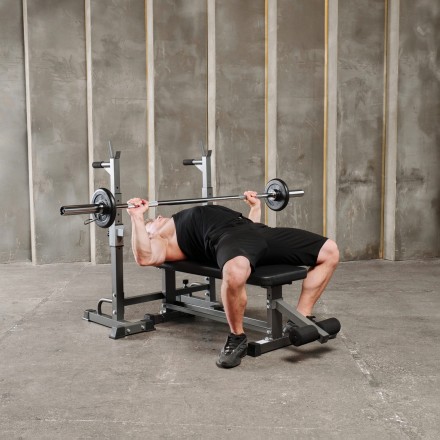 Стойка под штангу с брусьями DFC DS10 Стойка под штангу с брусьями DFC DS10