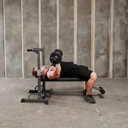 Стойка под штангу с брусьями DFC DS10 Стойка под штангу с брусьями DFC DS10