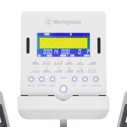 Электромагнитный эллиптический тренажер DFC Westinghouse 13Y, белый, с изменяемым углом наклона Электромагнитный эллиптический тренажер DFC Westinghouse 13Y, белый, с изменяемым углом наклона