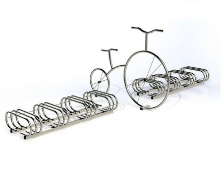 ВП-18 Велопарковка тематическая Бизнес (нерж)