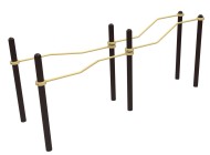 Брусья изогнутые разноуровневые