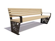 Скамейка «Ромашка»