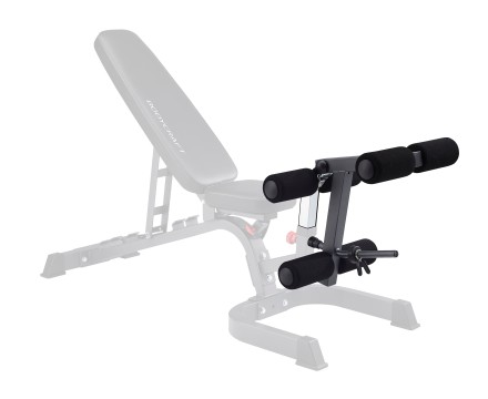 Скамья BODYCRAFT с опциями: парта для бицепса и сгибатель/разгибатель для ног