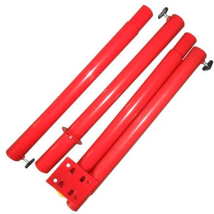 Мобильная баскетбольная стойка DFC KIDS1 60x40cm полиэтилен, мяч/насос