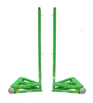 Стойки для бадминтона соревновательные с противовесами по 50 кг (модель АТ262) 