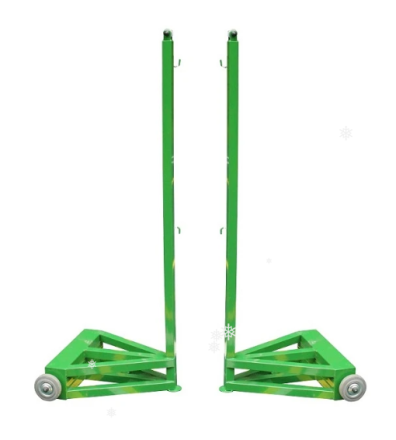 Стойки для бадминтона соревновательные с противовесами по 50 кг (модель АТ262) 