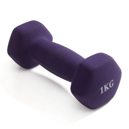 Гантель неразборная гексагональная неопрен 1 кг (фиолетовая) VictoryFit VF-DHN010 Гантель неразборная гексагональная неопрен 1 кг (фиолетовая) VictoryFit VF-DHN010