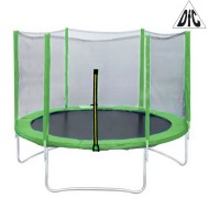Батут DFC Trampoline Fitness 10ft наружн.сетка, св.зел. (305см)