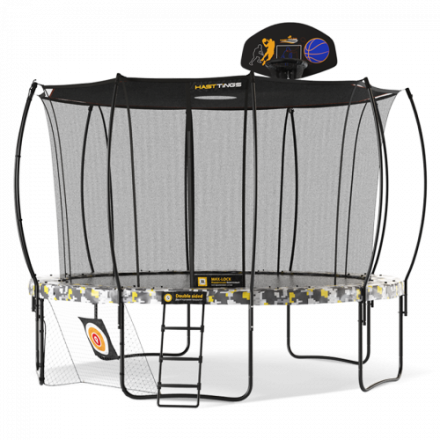 Батут Hasttings Superfly X 12ft + Теневой тент + Сет для баскетбола + Футбольные ворота + Распылитель водный