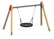 Качели деревянные 'Гнездо' КЧ-04.9