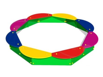 Детская песочница «Восьмиугольная»   