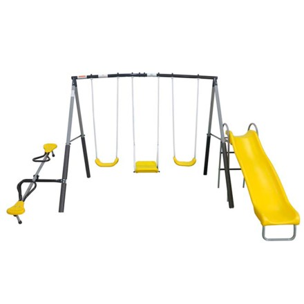 Детский комплекс DFC качели, качели-балансир и горка 74560 Детский комплекс DFC качели, качели-балансир и горка 74560