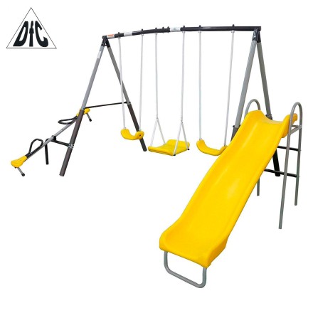 Детский комплекс DFC качели, качели-балансир и горка 74560 Детский комплекс DFC качели, качели-балансир и горка 74560
