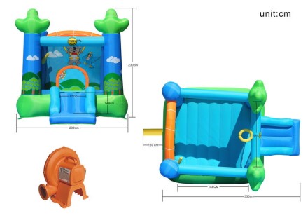 Надувной батут Прыжок в небо арт. 9031