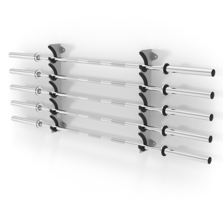 Настенная стойка для хранения грифов DFC D101027 (комплект из 2 шт) Настенная стойка для хранения грифов DFC D101027 (комплект из 2 шт)