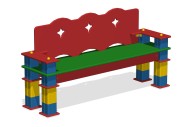 Скамья детская МФ-45