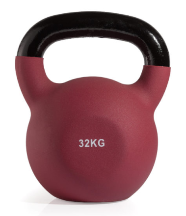Гиря чугунная неопрен 32 кг (модель: К-5) VictoryFit VF-KN320