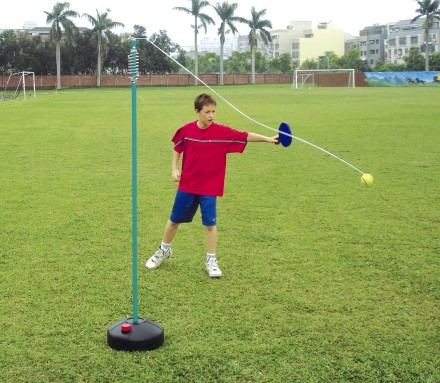 JC-942A Набор для игры в тетербол, Красный/синий