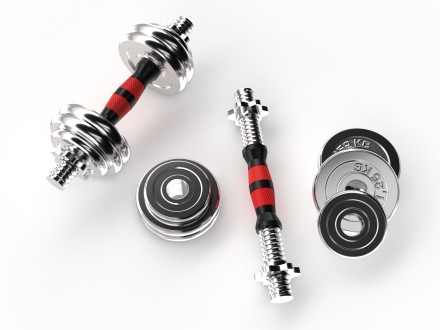 Набор гантелей UNIX Fit в кейсе 15 кг Набор гантелей UNIX Fit в кейсе 15 кг