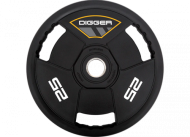 Диск олимпийский полиуретановый 3-х хватовый 25кг Hasttings Digger HD51C3A-25